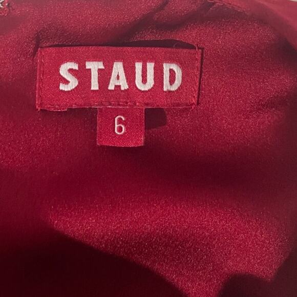 STAUD Mini Heike Dress Size 6 - Picture 7 of 7